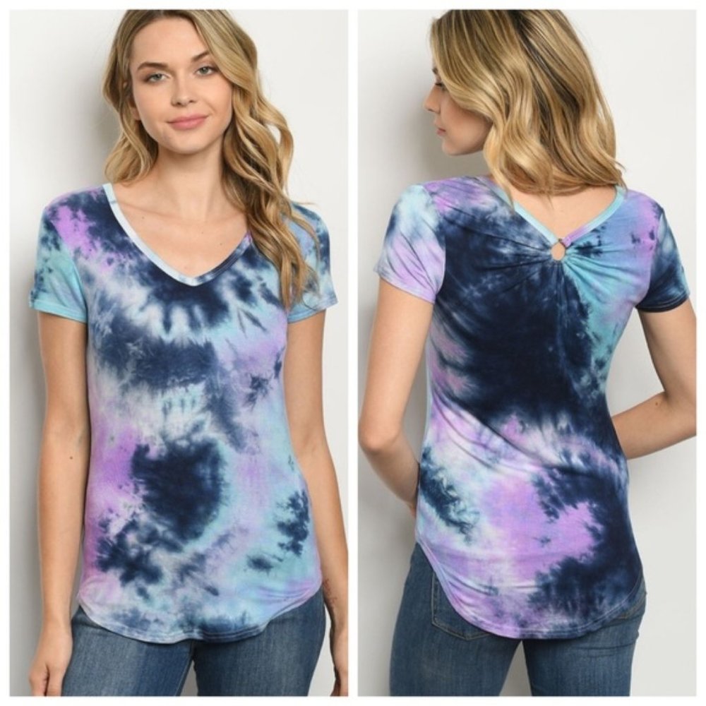Navy Tie Dye T-Shirt
